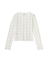 Chimera Pointelle Cardigan-Perks And Mini-Forget-me-nots Online Store
