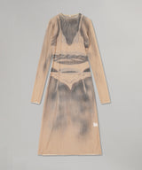 Cream Tatto Dress-Kenza Iatrides-Forget-me-nots Online Store