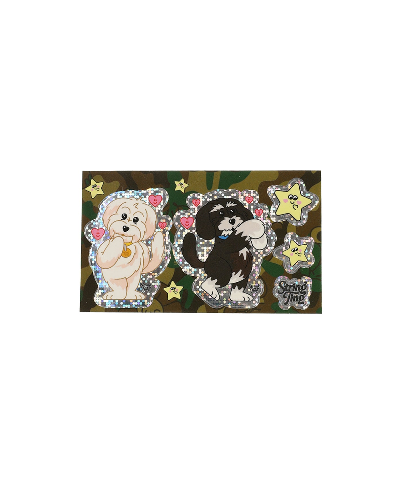 【激レア完売品】String Ting ストラップ フライドポテト スマイル Midnight Shimmer Wristlet Phone Strap｜ストリングティング(String