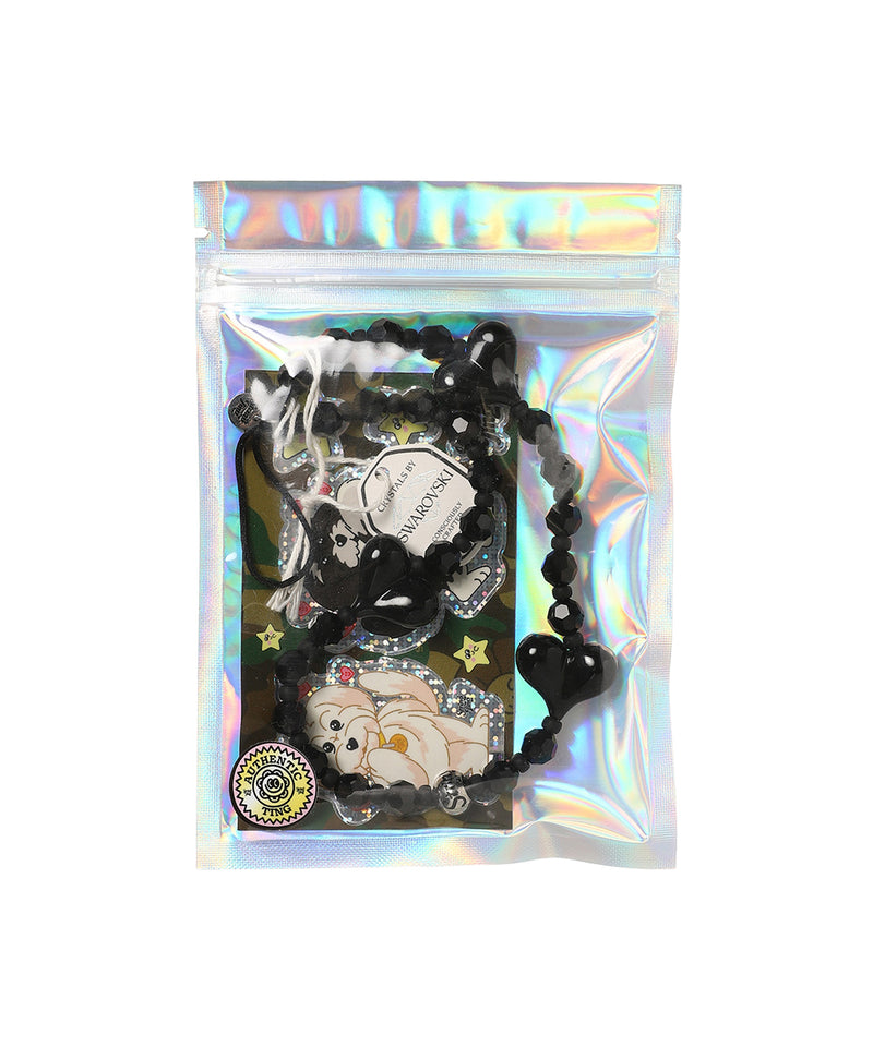 string ting スマホストラップ Steel My Midnight STEEL MY HEART MIDNIGHT WRISTLET PHONE STRAP | String Ting
