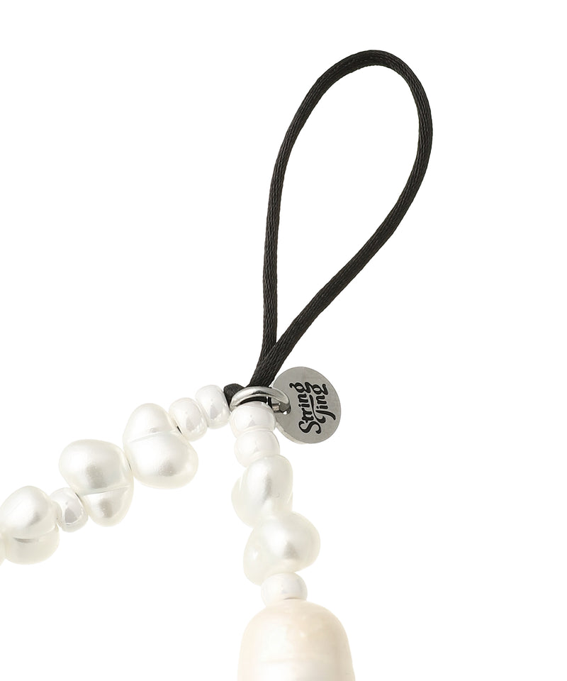 String Ting ヴィーナスパール Venus Pearl Trap Wristlet Phone Strap｜ストリングティング(String