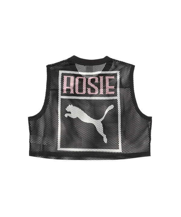 Puma x Rosé Relaxed Mesh Top-PUMA-Forget-me-nots Online Store