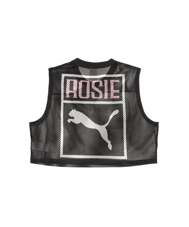 Puma x Rosé Relaxed Mesh Top-PUMA-Forget-me-nots Online Store