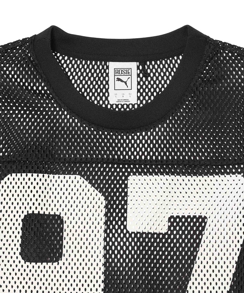 Puma x Rosé Relaxed Mesh Top-PUMA-Forget-me-nots Online Store