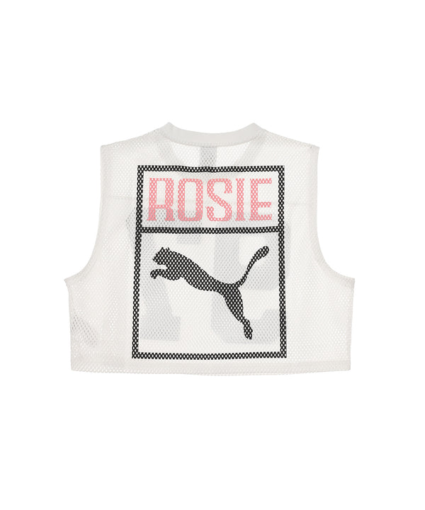 Puma x Rosé Relaxed Mesh Top-PUMA-Forget-me-nots Online Store