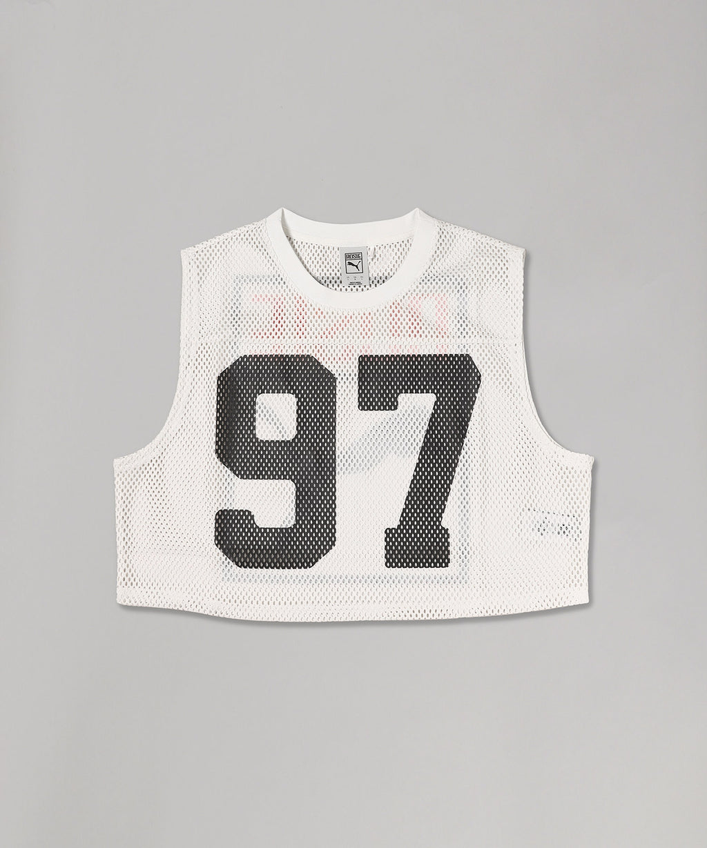 プーマ(PUMA)｜Puma x Rosé Relaxed Mesh Top｜Forget-me-nots Online