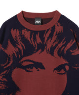 Handmaiden Crewneck Knit-Perks And Mini-Forget-me-nots Online Store