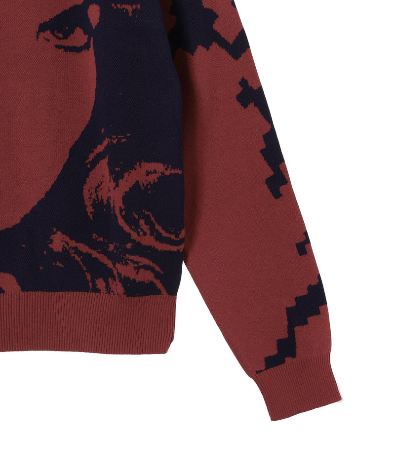 Handmaiden Crewneck Knit-Perks And Mini-Forget-me-nots Online Store