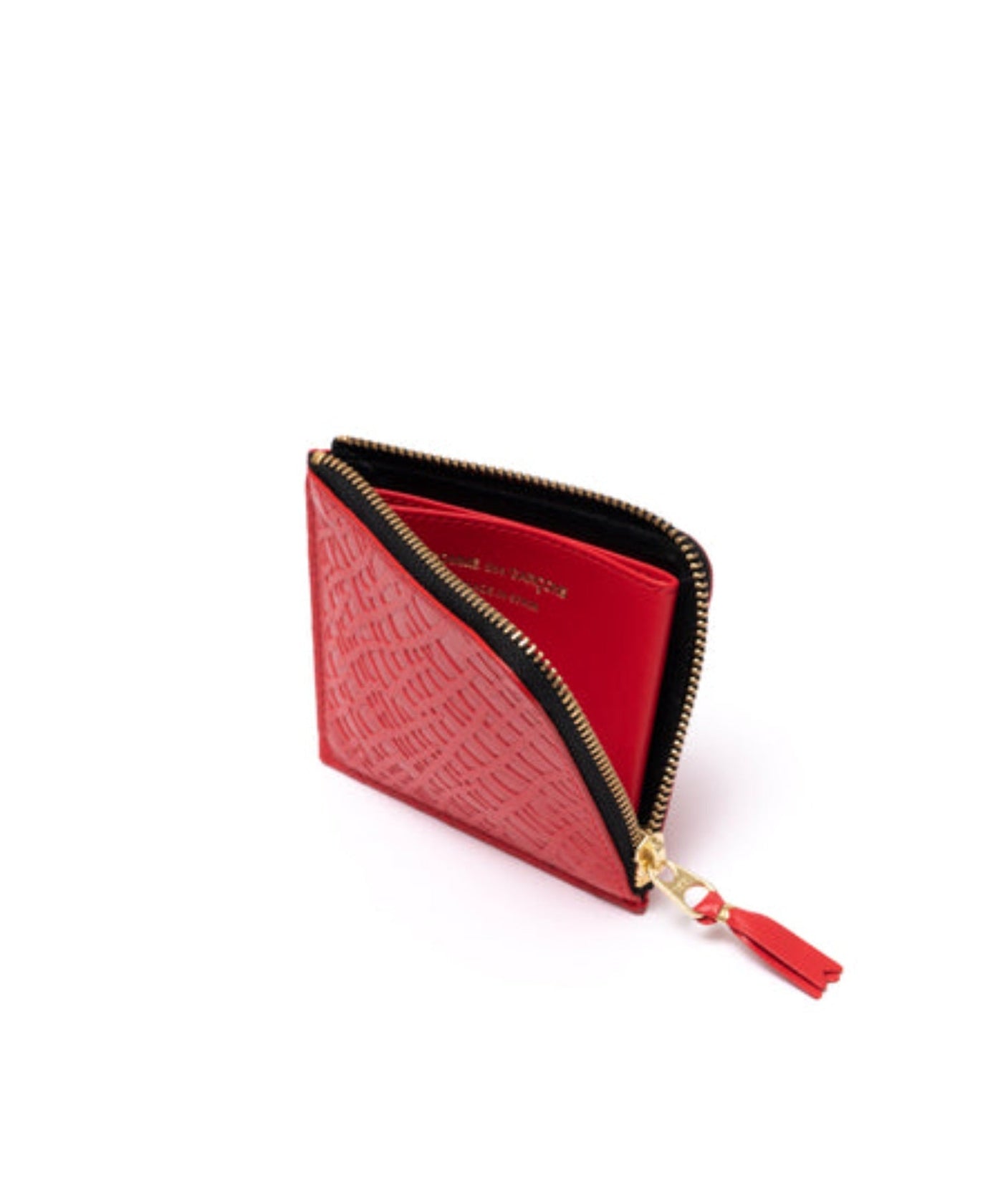 COMME DES GARCONS EMBOSSED ROOTS財布 Black Embossed Roots Group Wallet (3100ERB) – COMME des