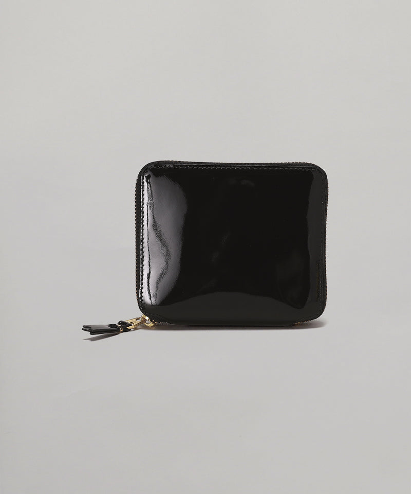二つ折りzip財布(Glossy Print)