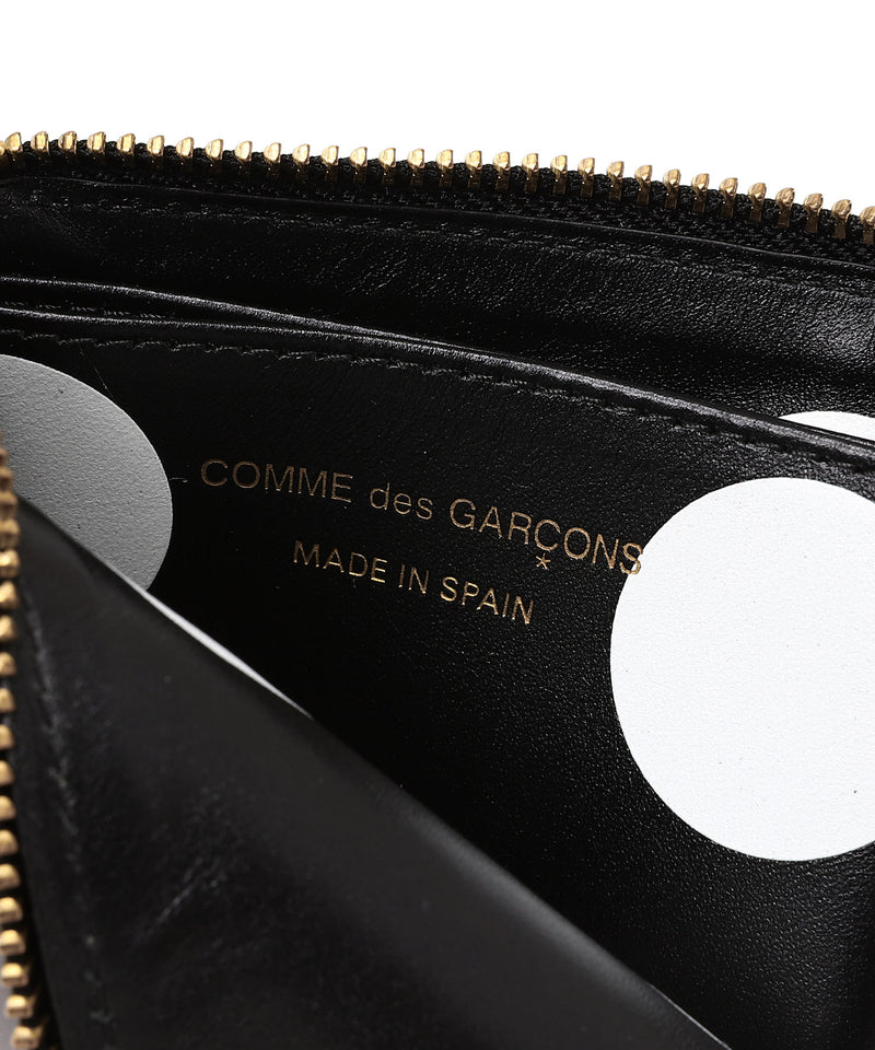 L字型zip財布(Glossy Print)-Comme des Garçons Wallet-Forget-me-nots Online Store