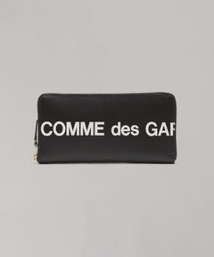 二つ折りzip長財布(Huge Logo)-Comme des Garçons Wallet-Forget-me-nots Online Store