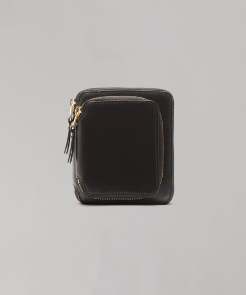 二つ折りzip財布 Outside Pocket