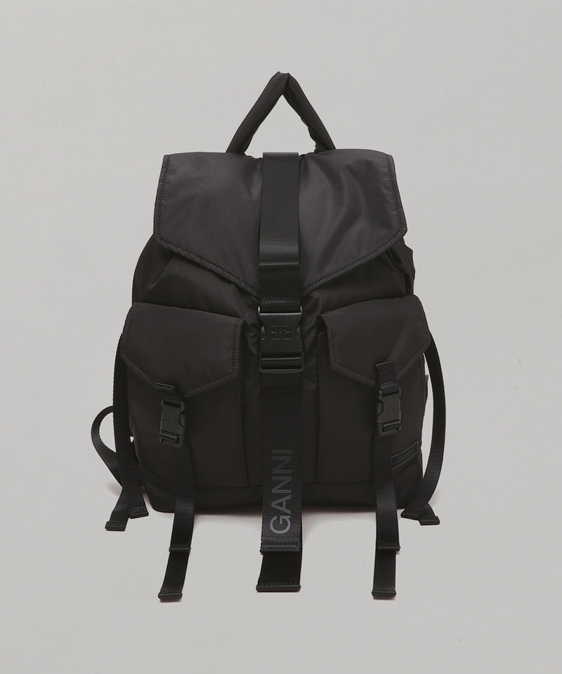 Recycled Tech Backpack-GANNI-Forget-me-nots Online Store