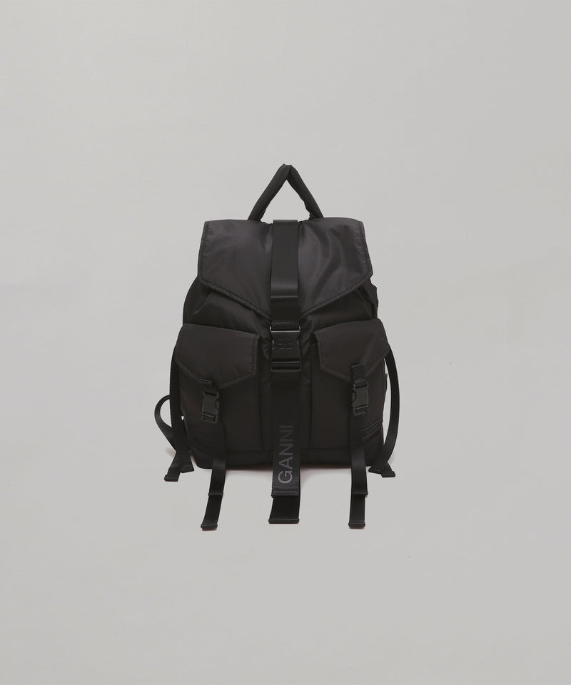 Recycled Tech Backpack-GANNI-Forget-me-nots Online Store