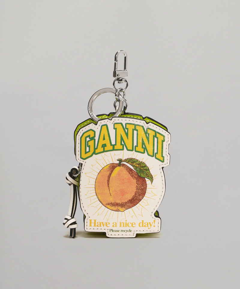 Peach Zipped Coin Purse-GANNI-Forget-me-nots Online Store