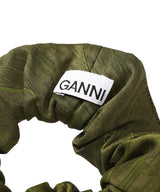Shiny Jacquard Scrunchie-GANNI-Forget-me-nots Online Store