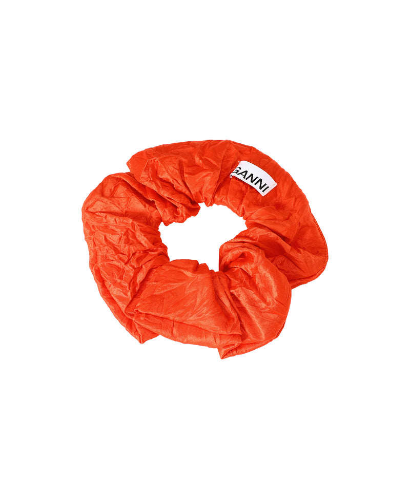 Crinkle Satin Scrunchie-GANNI-Forget-me-nots Online Store