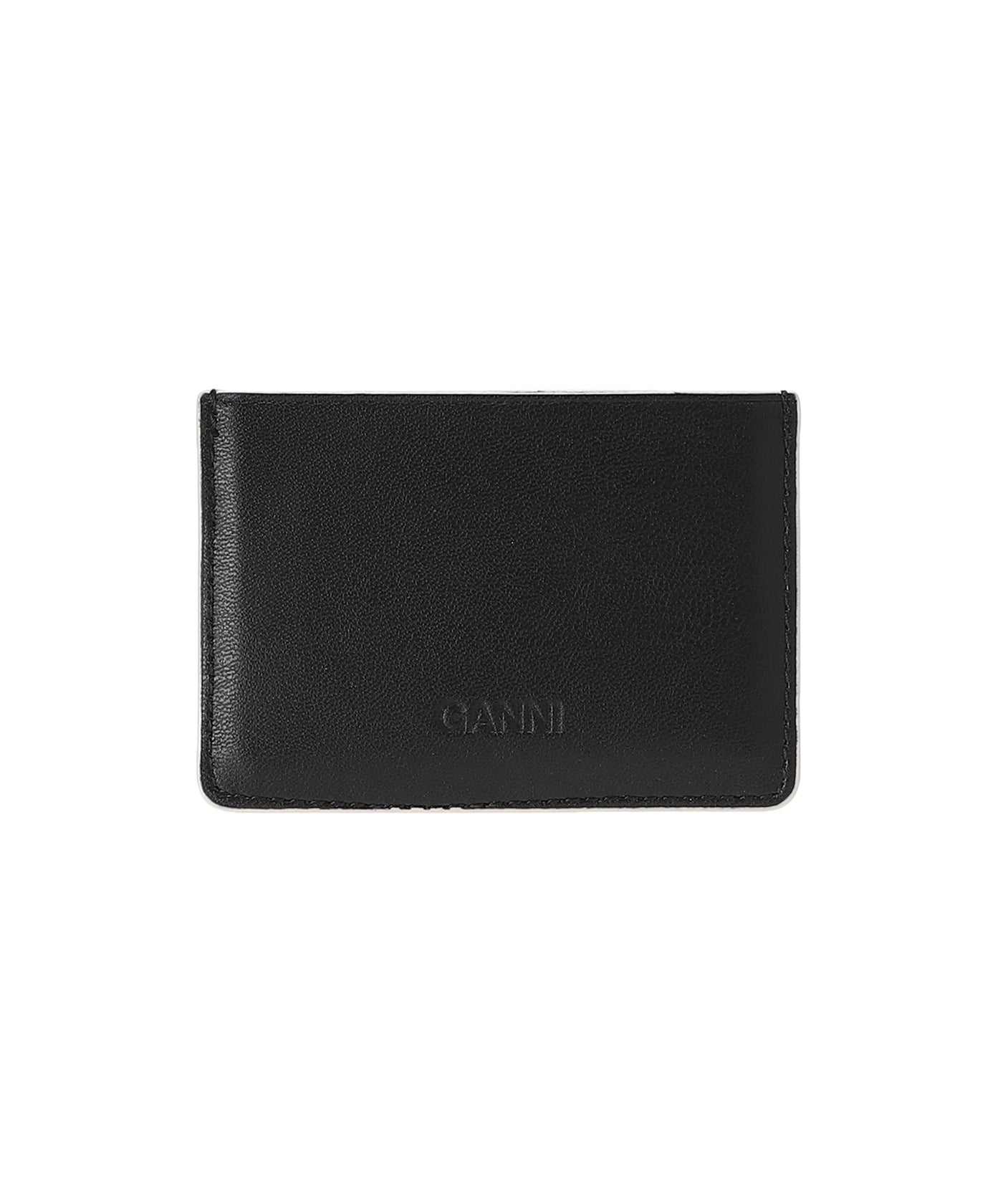 GANNI 三つ折財布 黒 ガニー GANNI Ganni Bou Trifold A5388