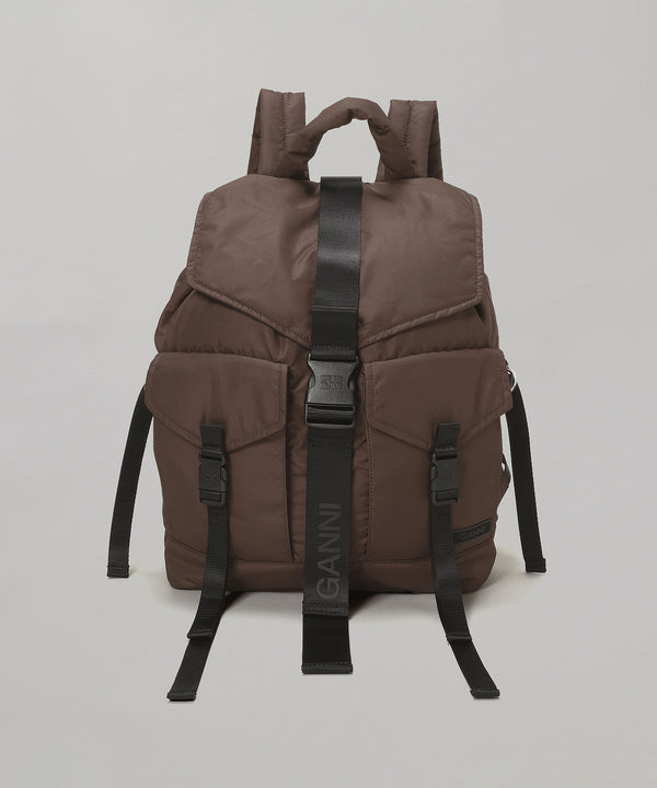 Recycled Tech Backpack-GANNI-Forget-me-nots Online Store