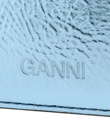 Ganni Bou Card Holder Metallic-GANNI-Forget-me-nots Online Store