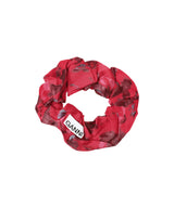 Printed Satin Scrunchie-GANNI-Forget-me-nots Online Store