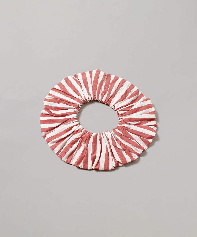 Stripe Cotton Scrunchie-GANNI-Forget-me-nots Online Store