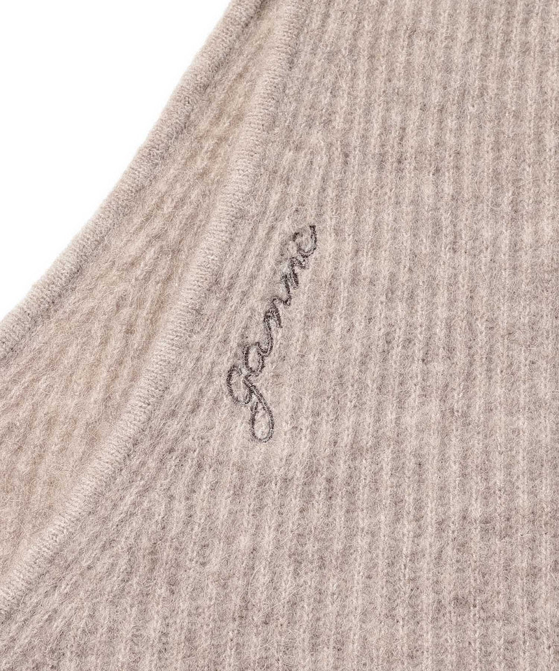 Soft Wool Balaclava-GANNI-Forget-me-nots Online Store