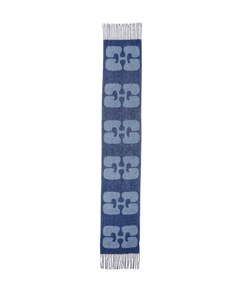 Narrow Logo Scarf-GANNI-Forget-me-nots Online Store