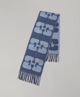 Narrow Logo Scarf-GANNI-Forget-me-nots Online Store