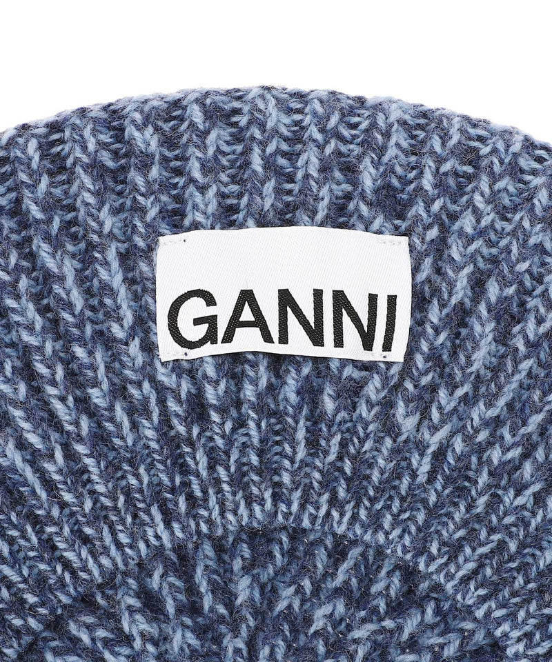 Structured Rib Beret-GANNI-Forget-me-nots Online Store