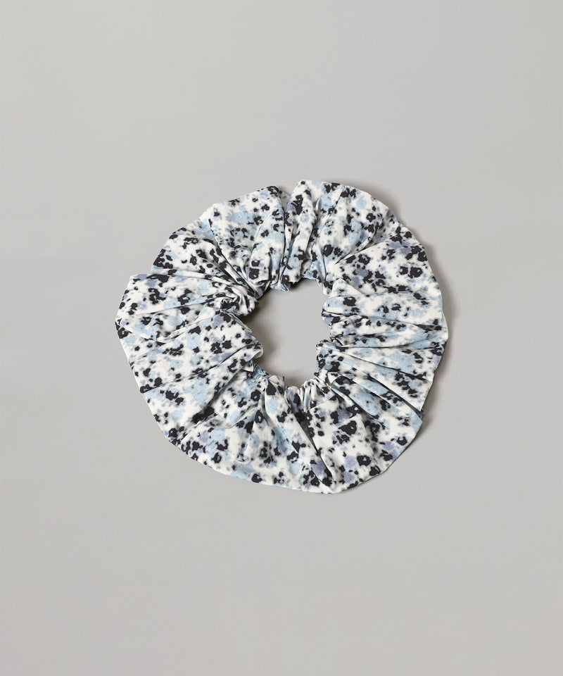 Printed Cotton Scrunchie-GANNI-Forget-me-nots Online Store