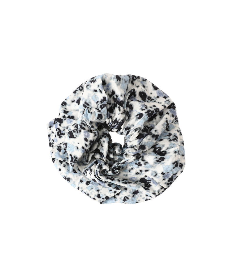 Printed Cotton Scrunchie-GANNI-Forget-me-nots Online Store