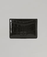 Ganni Bou Card Holder Patent Croco-GANNI-Forget-me-nots Online Store