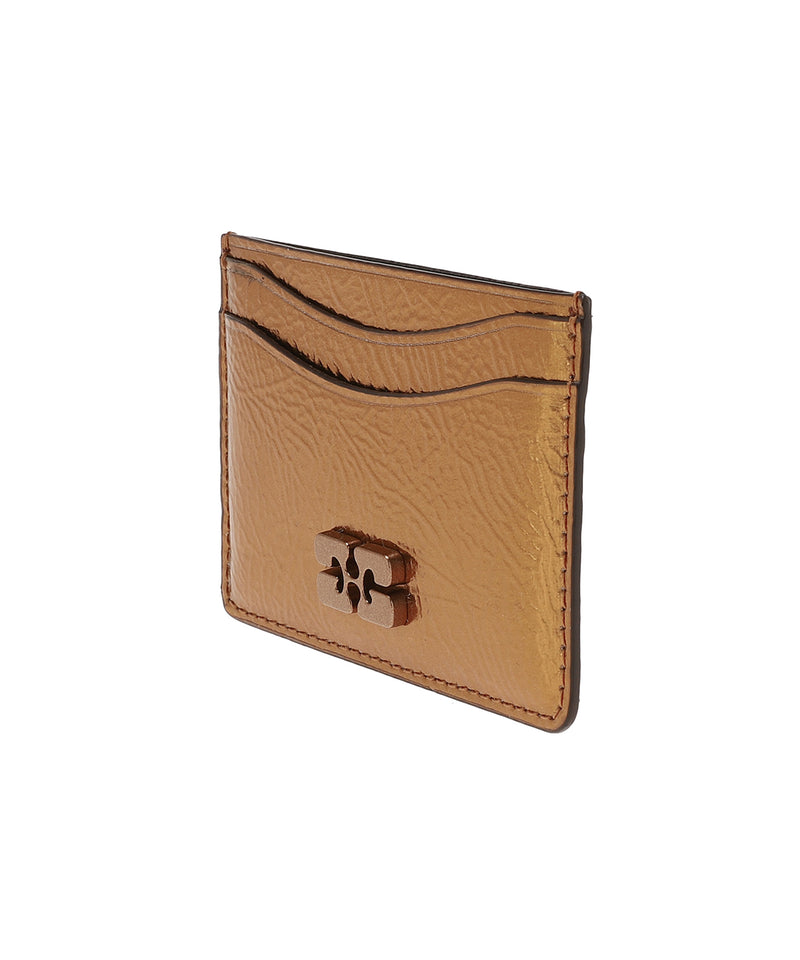 Ganni Bou Card Holder Metallic-GANNI-Forget-me-nots Online Store