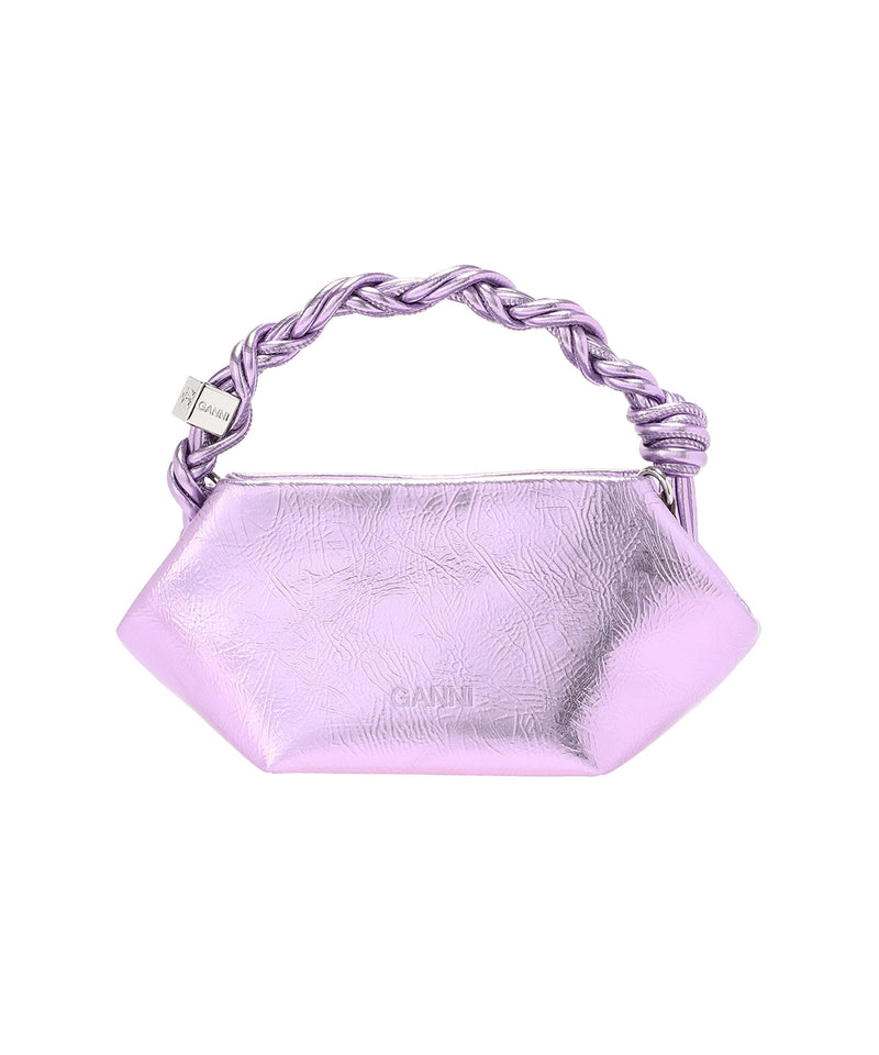 Ganni Bou Bag Mini Metallic-GANNI-Forget-me-nots Online Store