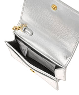 Ganni Bou Flap Card Holder Metallic-GANNI-Forget-me-nots Online Store