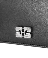 Ganni Bou Flap Card Holder Strass-GANNI-Forget-me-nots Online Store