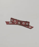 Eyelet Bow Barrette Satin-GANNI-Forget-me-nots Online Store