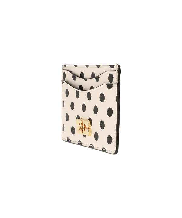 Ganni Bou Card Holder Print Dots-GANNI-Forget-me-nots Online Store