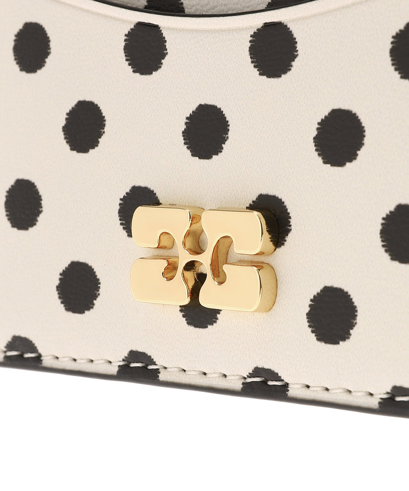 Ganni Bou Card Holder Print Dots-GANNI-Forget-me-nots Online Store