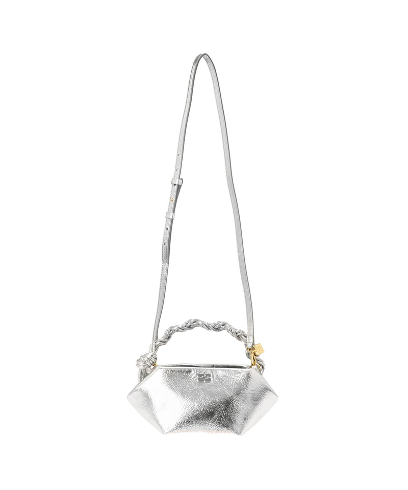 Ganni Bou Bag Mini Metallic-GANNI-Forget-me-nots Online Store