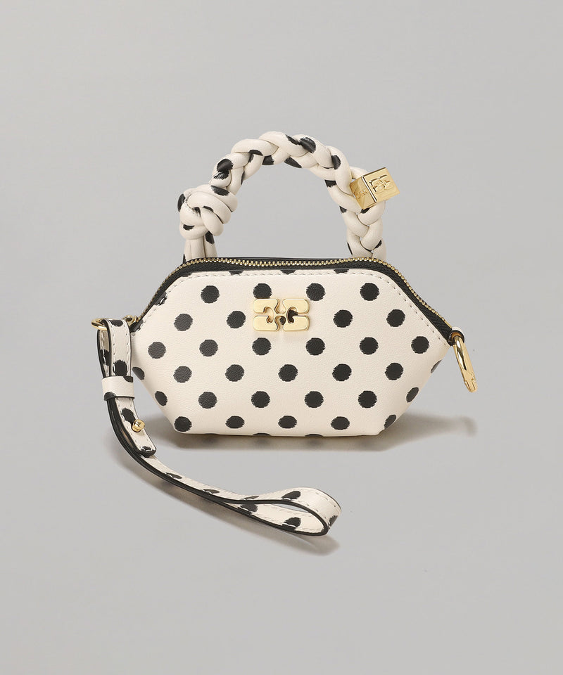 Ganni Bou Bag Nano Print Dots-GANNI-Forget-me-nots Online Store