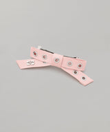 Eyelet Bow Barrette Satin-GANNI-Forget-me-nots Online Store