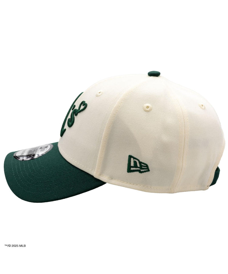 X Newera Athletics Capwht/Grn