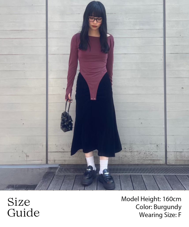 Back Open Body Suit-Forget-me-nots-Forget-me-nots Online Store