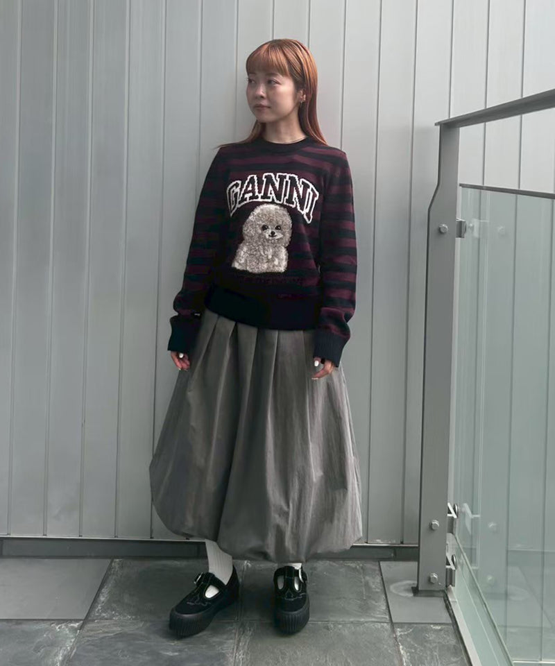 モデル身長：153cm / カラー：Gray / サイズ：S