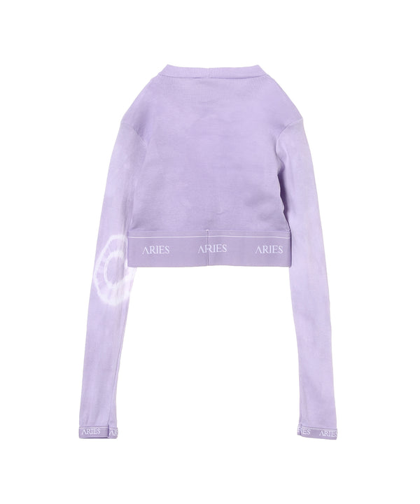 Bullseye Rib Crop Top-Aries-Forget-me-nots Online Store