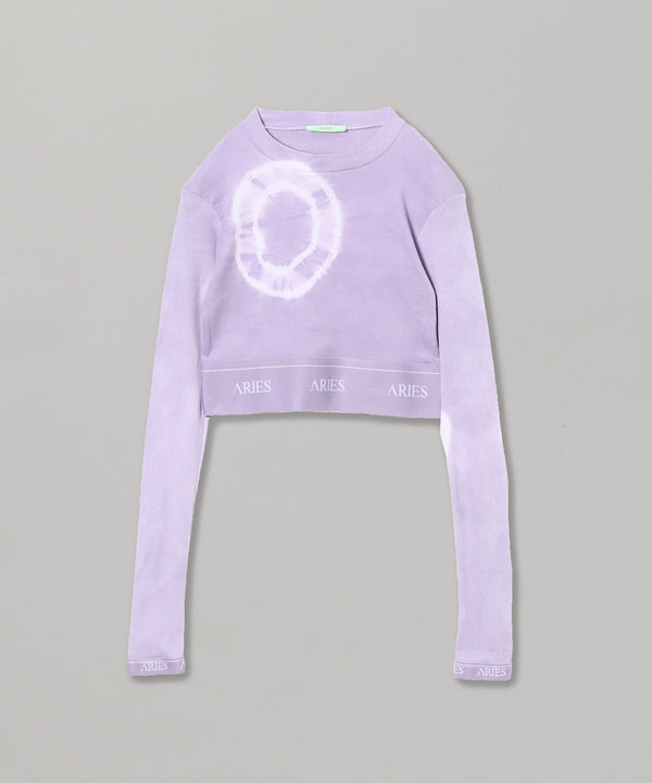 Bullseye Rib Crop Top-Aries-Forget-me-nots Online Store