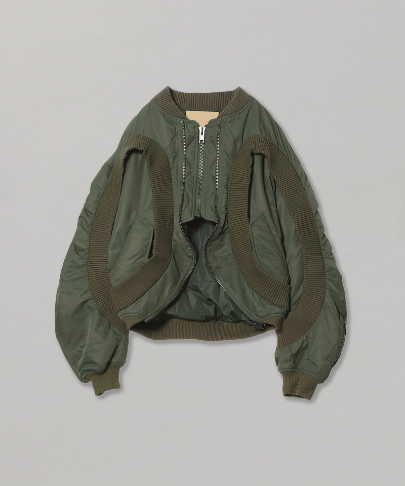 Eco Nylon Rib Ma-1-Cycle by myob-Forget-me-nots Online Store